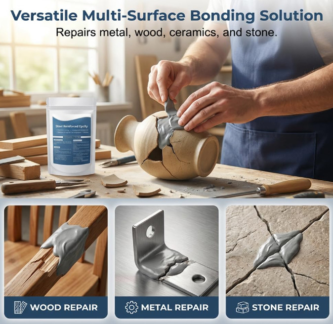 New Strong Clay Iron Adhesive, High-Strength Multi-Purpose Repair Clay 100G