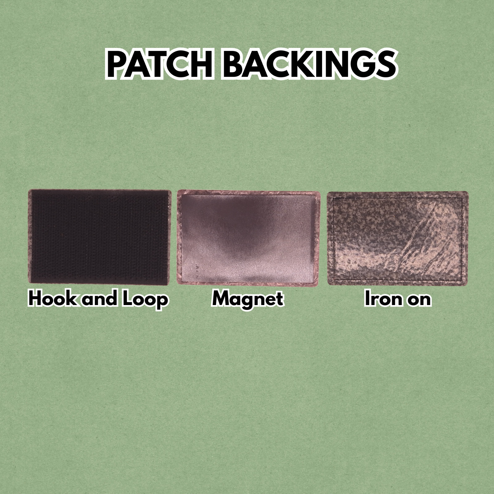 Gluten-Free – Leather Patch – Magnet, Hook and Loop, Iron on and Sew on