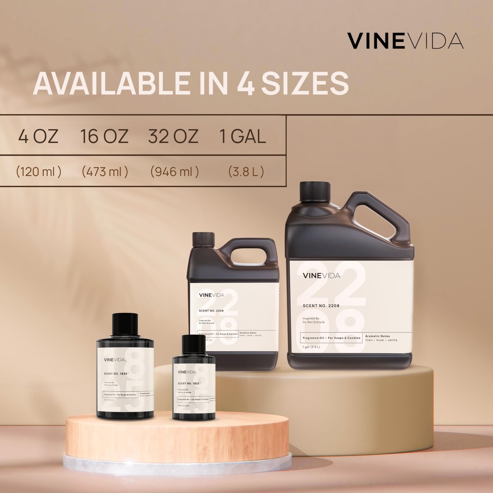 Vinevida 32 Fl Oz Scent No. 1110 Fragrance Oil Cold Air Diffusers Aromatic