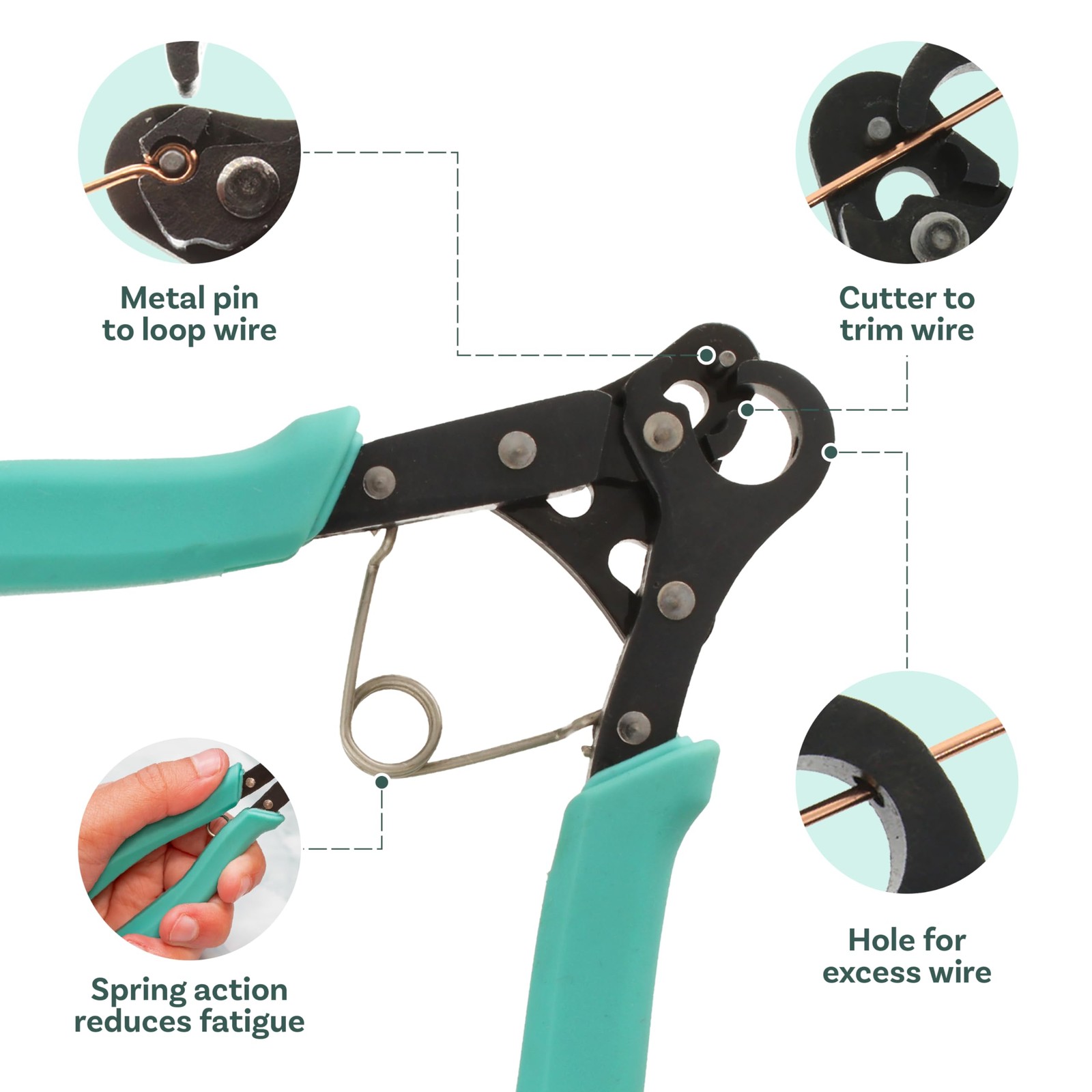 The Beadsmith Vintaj One Step Looper – Create and Trim Consistent 1.5 mm Loops
