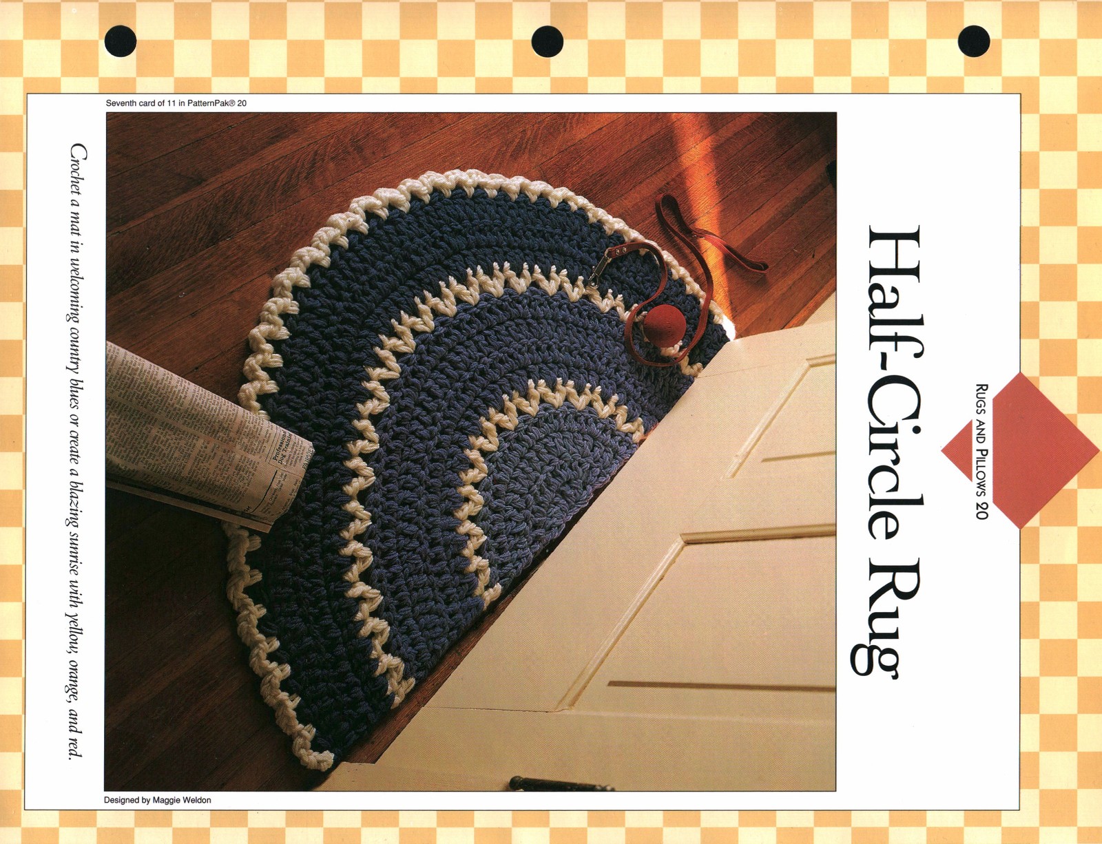 Half-Circle Rug – Rugs & Pillows | Vanna Crochet Faves 85200-G