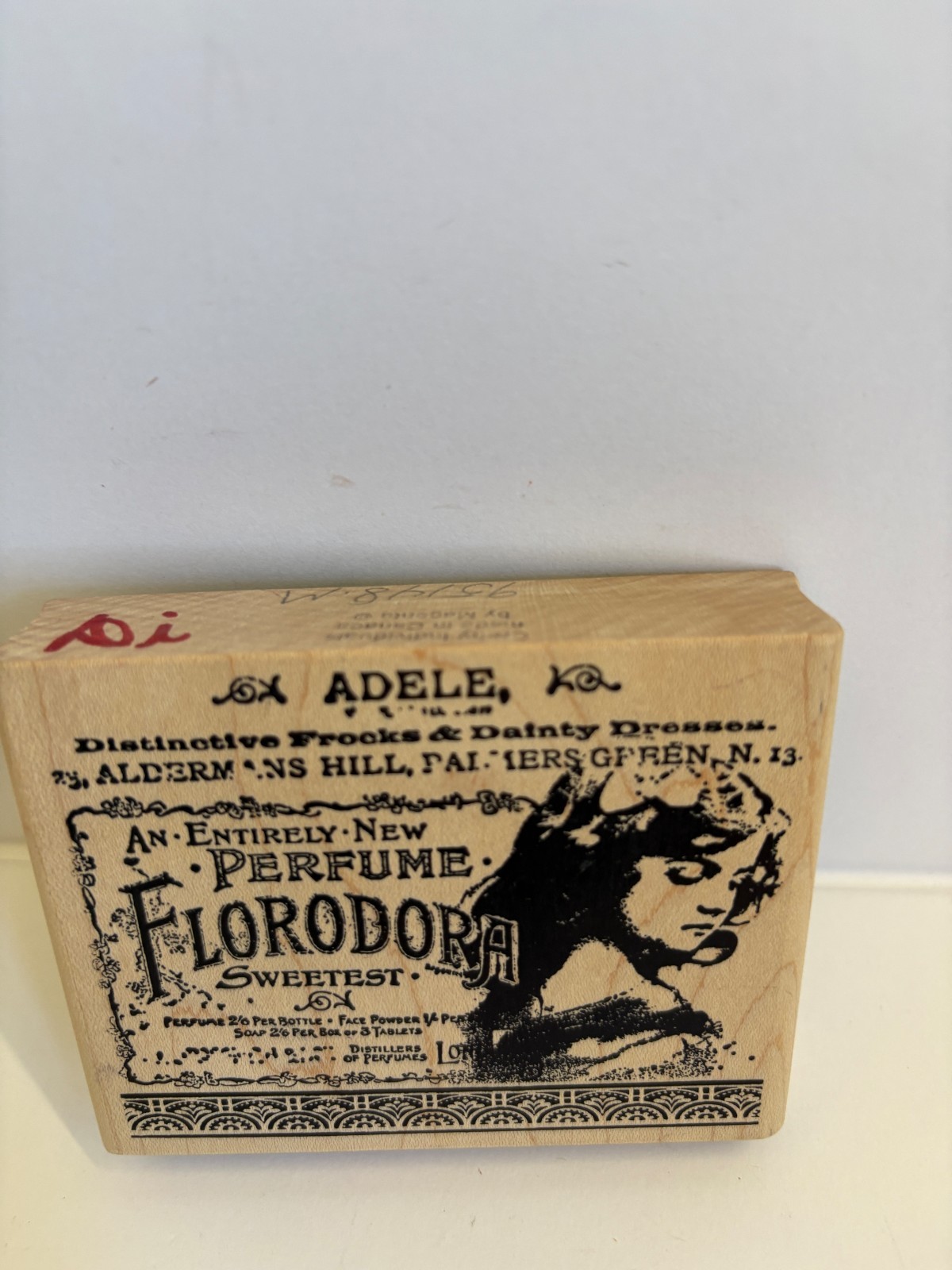Magenta ~ 95148MAdele Woman Vintage Perfume Florodora Sweetest Stamp ~ S1
