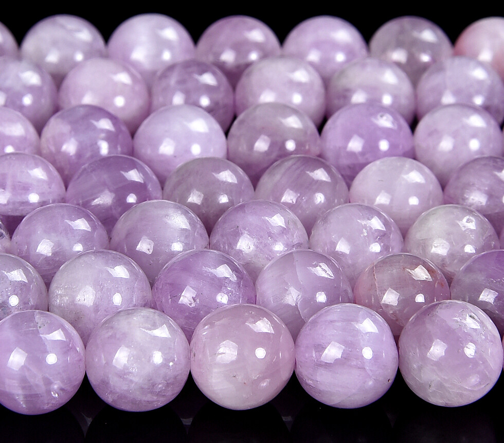 Natural Kunzite AAA Round 7MM 8MM 9MM 10MM 11MM 12MM 13MM Beads 7 inch(D526)