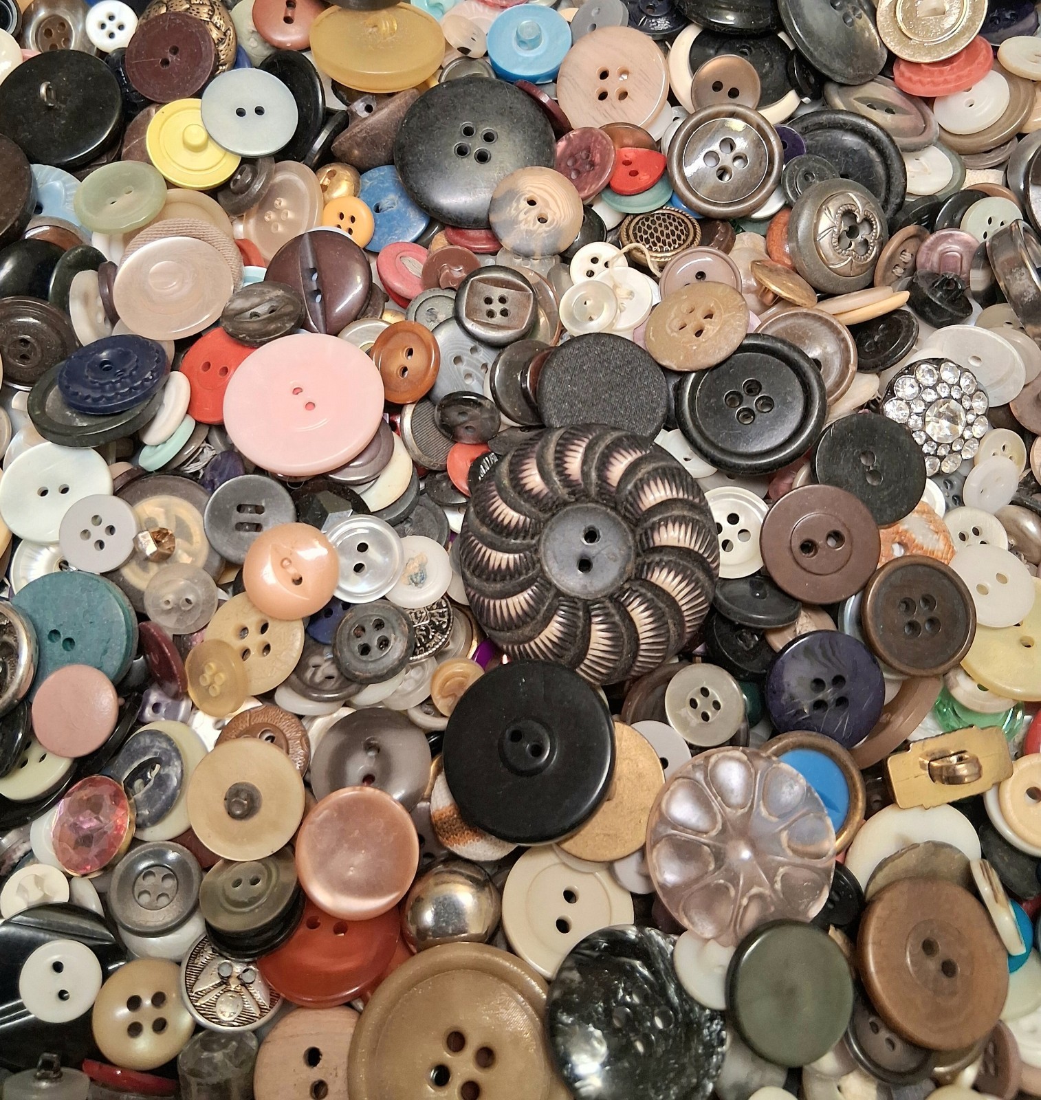 Vintage to Now Buttons. Mixed Assorted Colors, Sizes, Shapes & Styles. You Pick