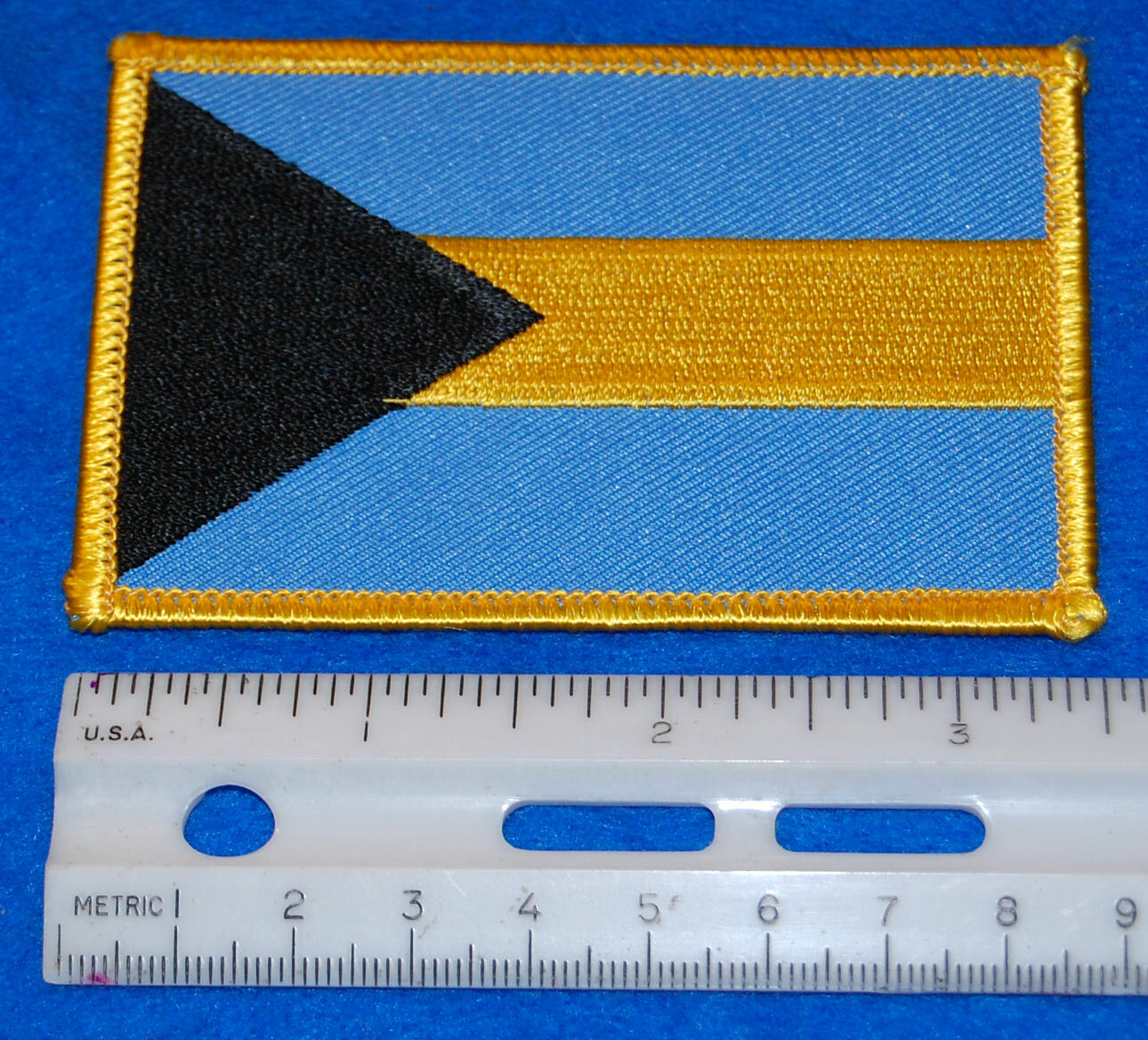 Various International Country (A-C) Flag Embroidered Patches, New