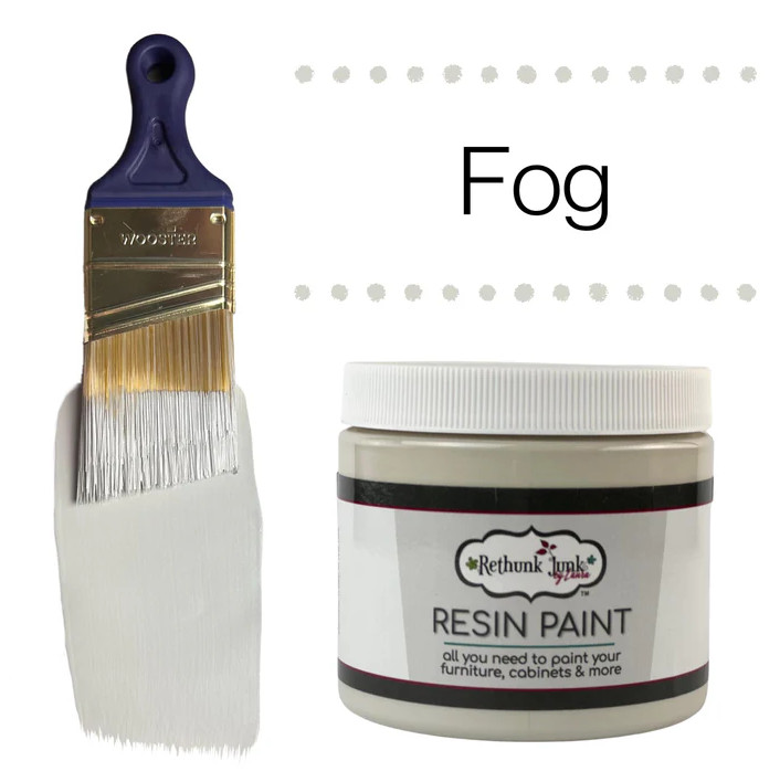 Rethunk Junk by Laura Resin Paint 16 fl oz Fog