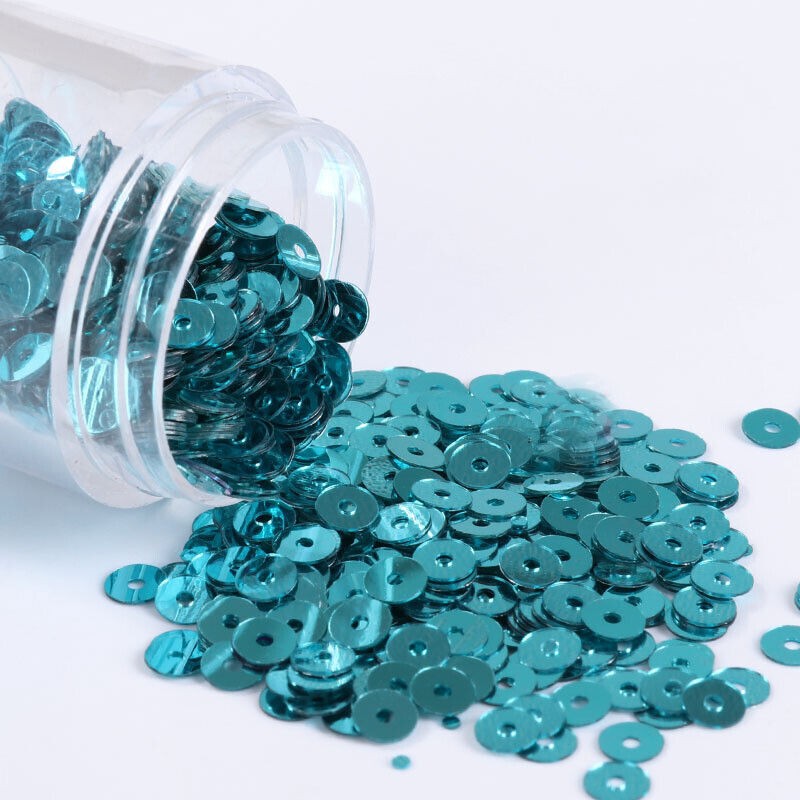 80000pcs 20 Colors Flat Round Sequins Clothing Decoration DIY Sewing Craft 2-6mm