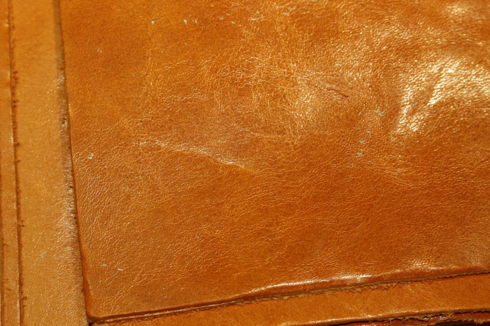 Charleston Saddle Bag Brown Gorgeous Cowhide Leather Remnants 1.4mm AB 11