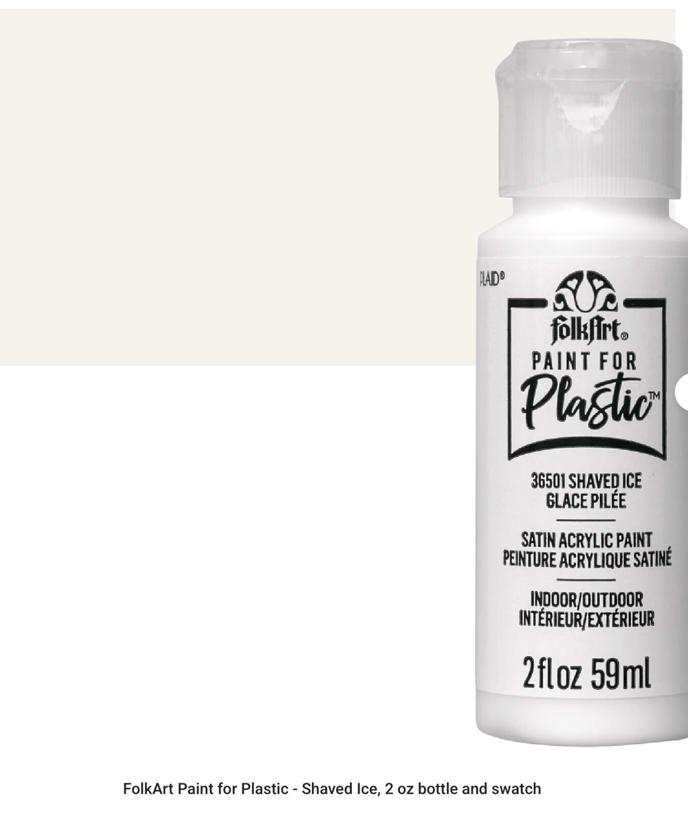 Paint For Plastic by FolkArt, Works Better on Plastics! Build a Set/CHOOSE COLOR