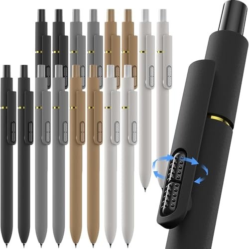 Ergonomic 0.7mm Gel Pens – Stress Relief Fidget Pens, Perfect for Journaling
