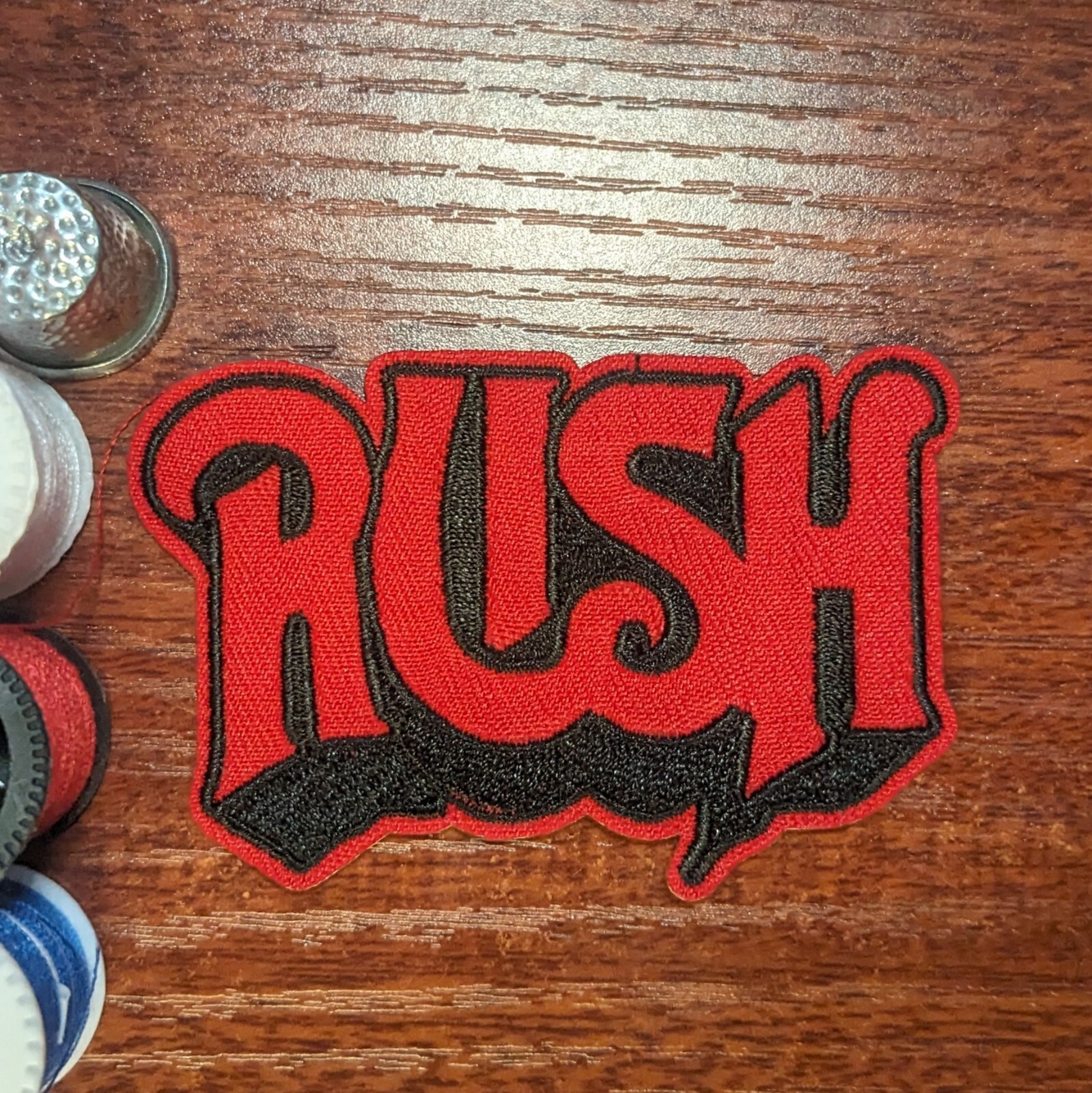 Rush Band Patch 90s Hard Progressive Rock Heavy Metal Embroidered Iron On 2×3”