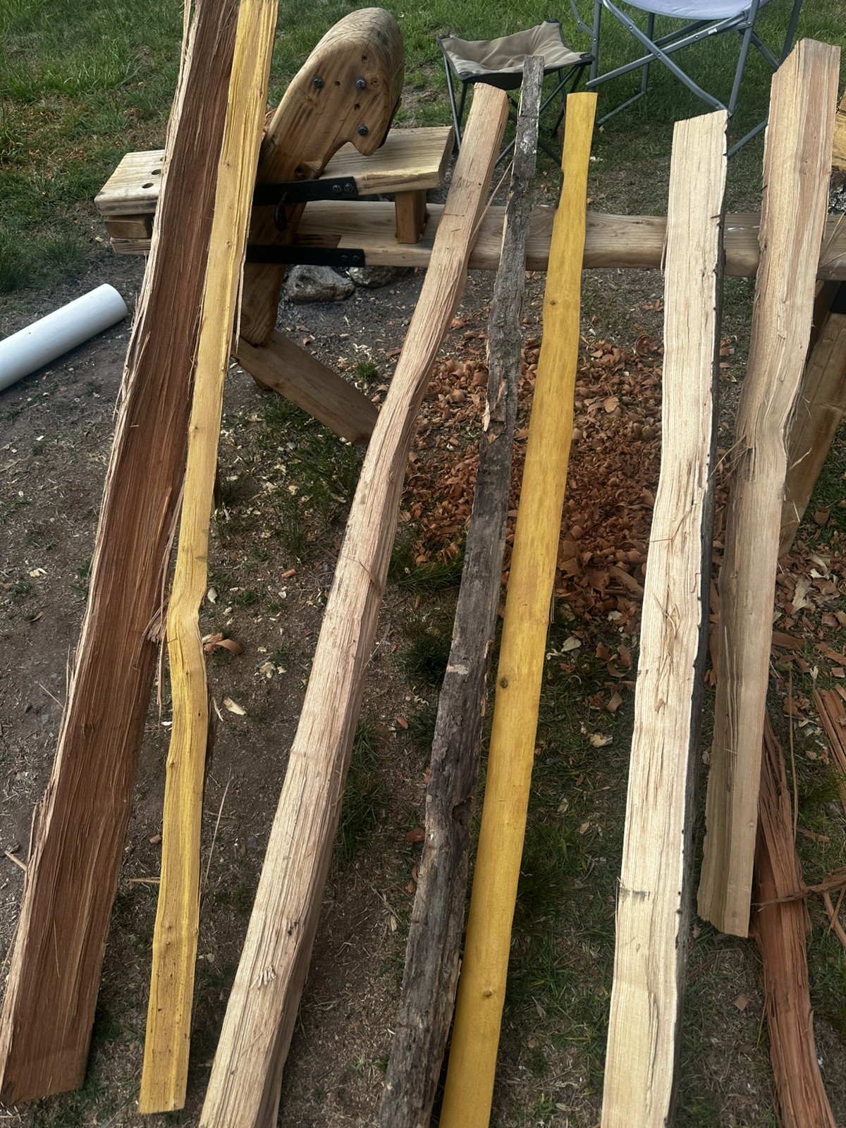 Premium Grade, Aged And Cured Black Locust Bow Staves