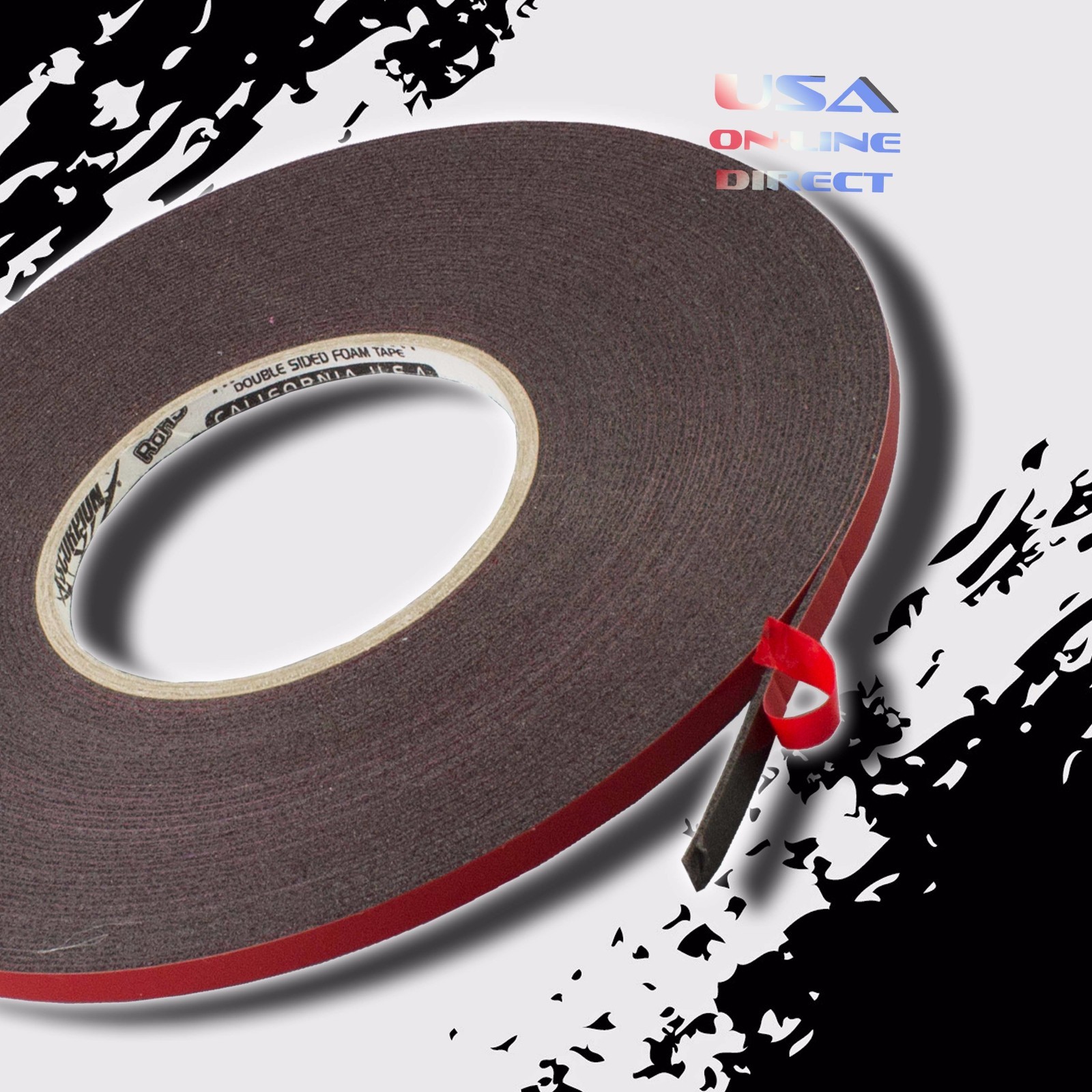 Double Sided acrylic Foam High Strength Adhesive Tape 60 Ft of 1/2″ Width roll