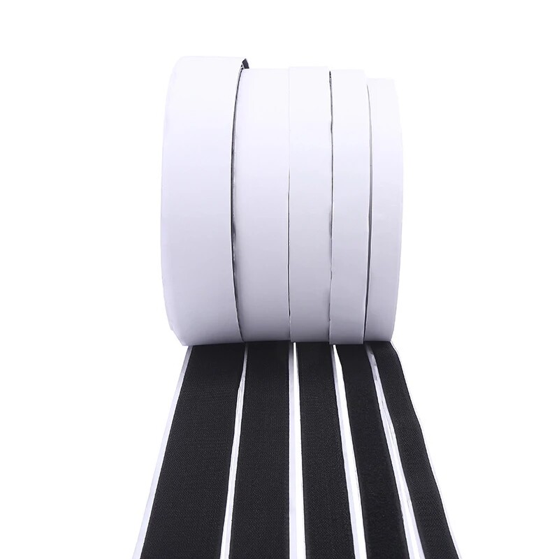 16.5ft Hook Loop Self Adhesive Fastener Tape Heavy Duty Double Sided Sticky Tape