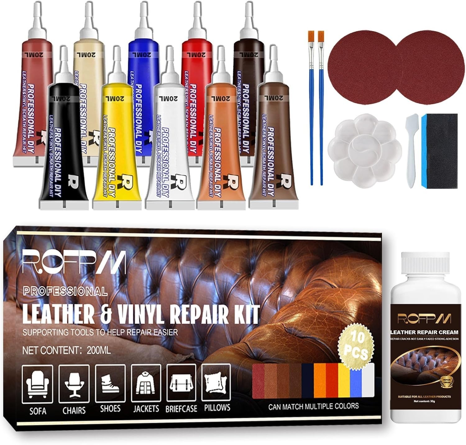 Dashboard Repair Kit Car Vinyl Dash Leather Cracked Furniture Kit Crack Sofa