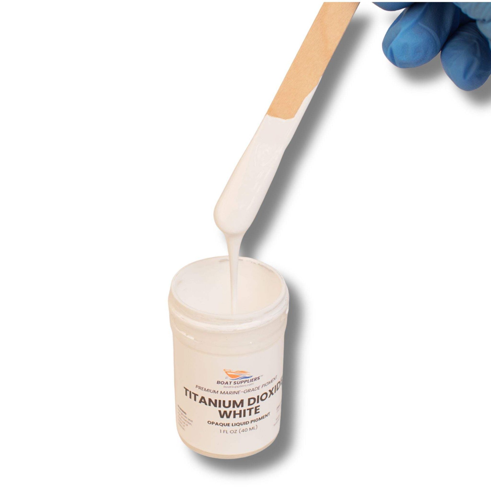 White Epoxy Resin Pigment – Opaque Liquid Colorant for Resin Art & Gelcoat 1oz