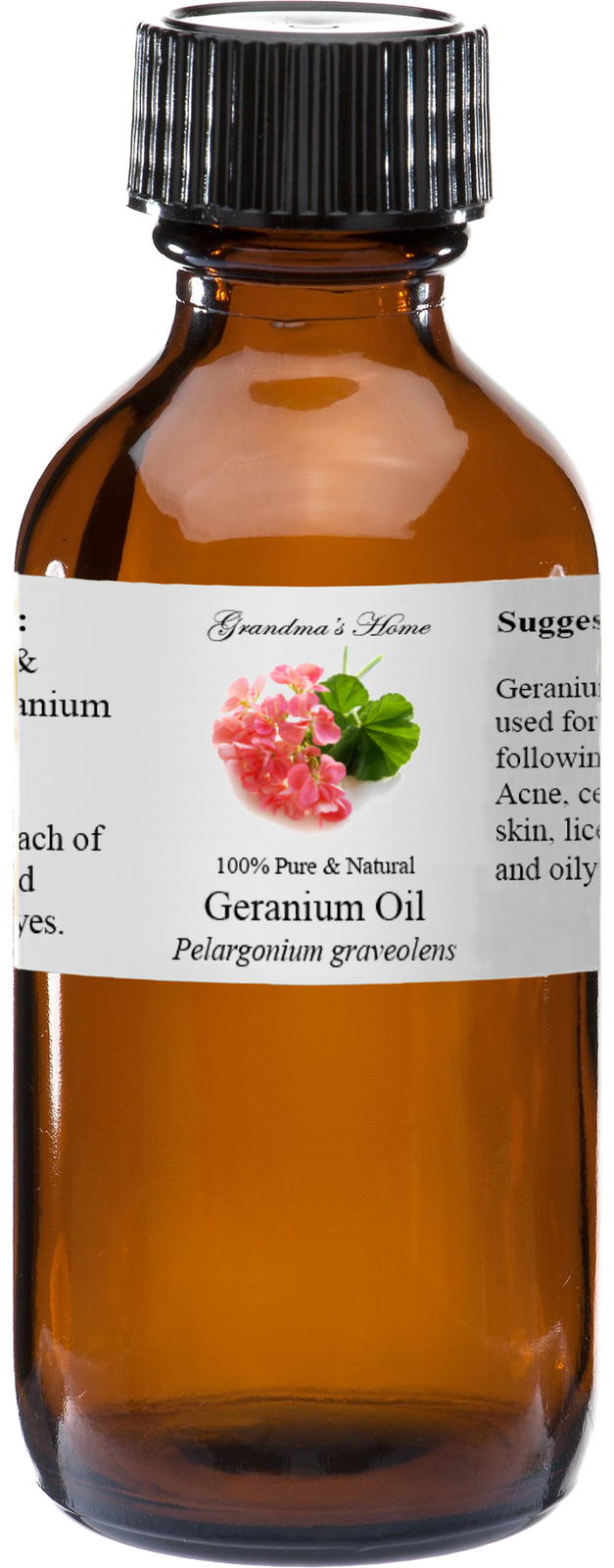 Geranium Essential Oil – 4 oz – 100% Pure and Natural – Free Shipping