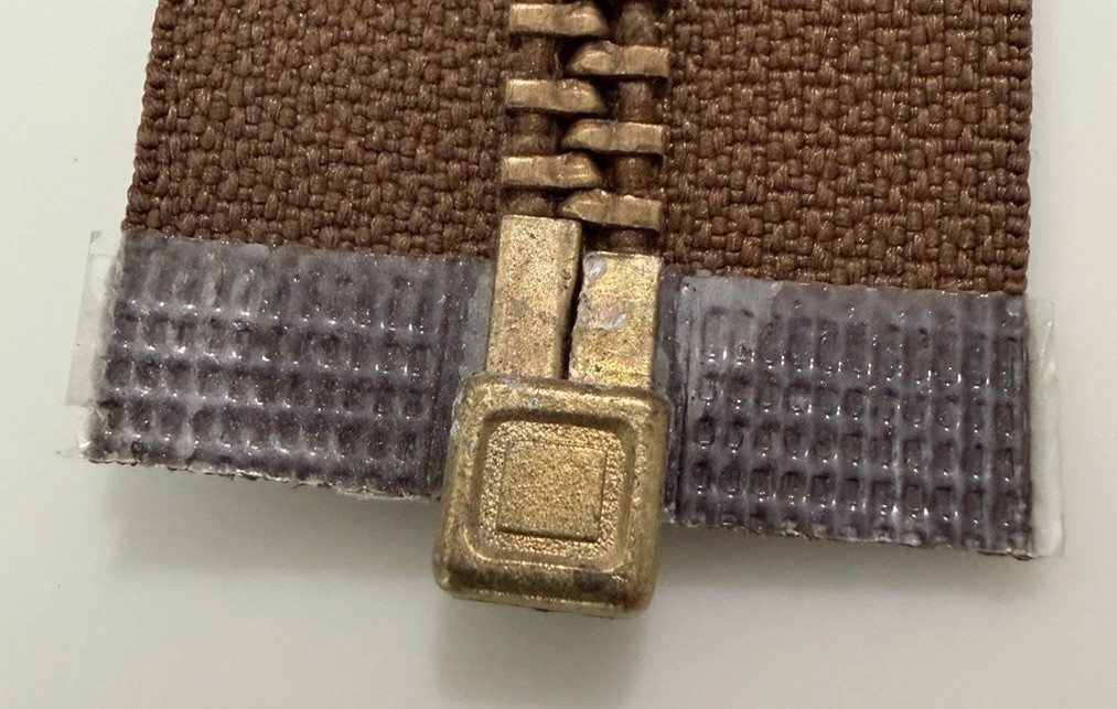 New Old Stock Vintage Separating Talon Brass Zipper Made in USA – #6 (Medium)