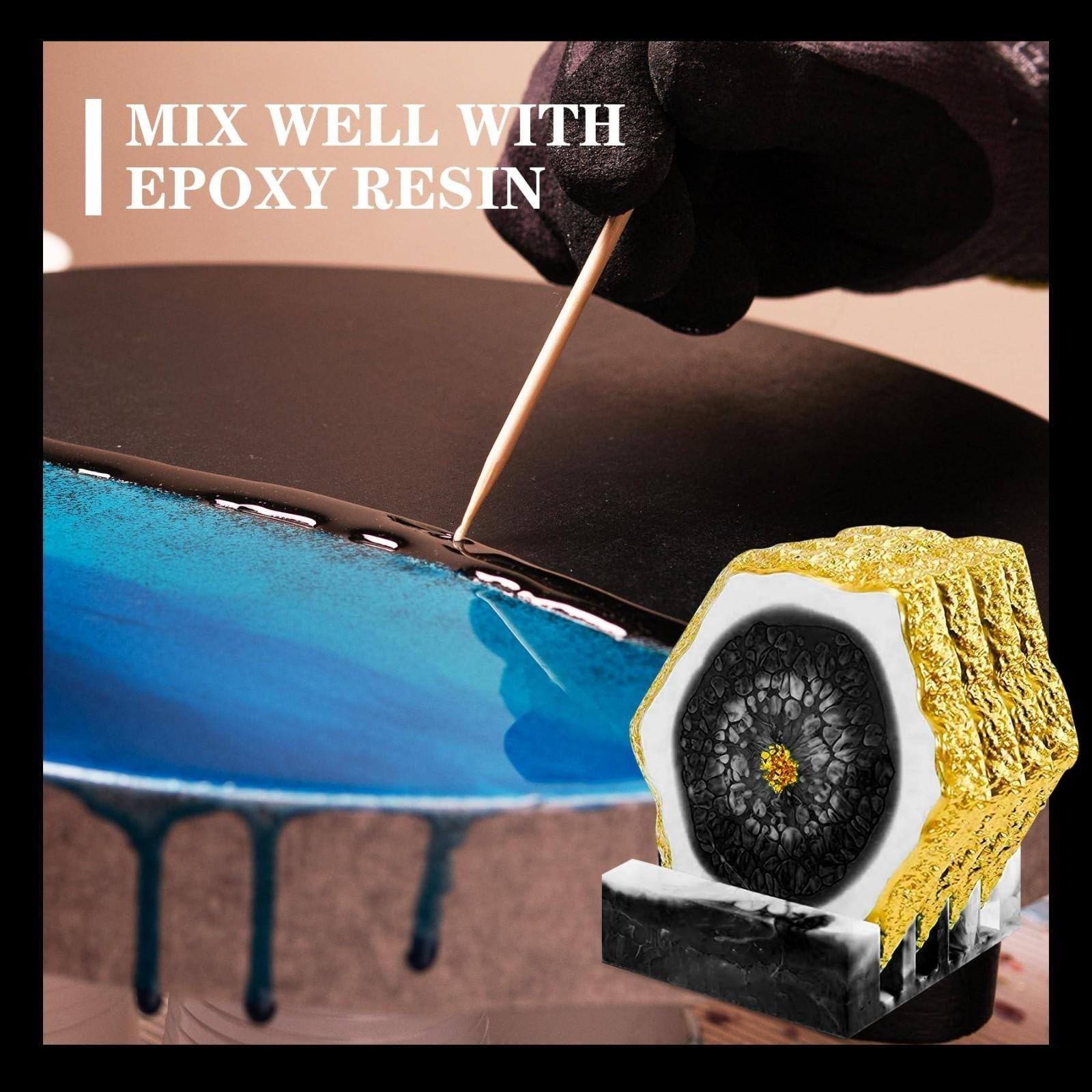 100ml Black Epoxy Resin Pigment Paste High Concentrated Dye Resin Art Uv Jewelry