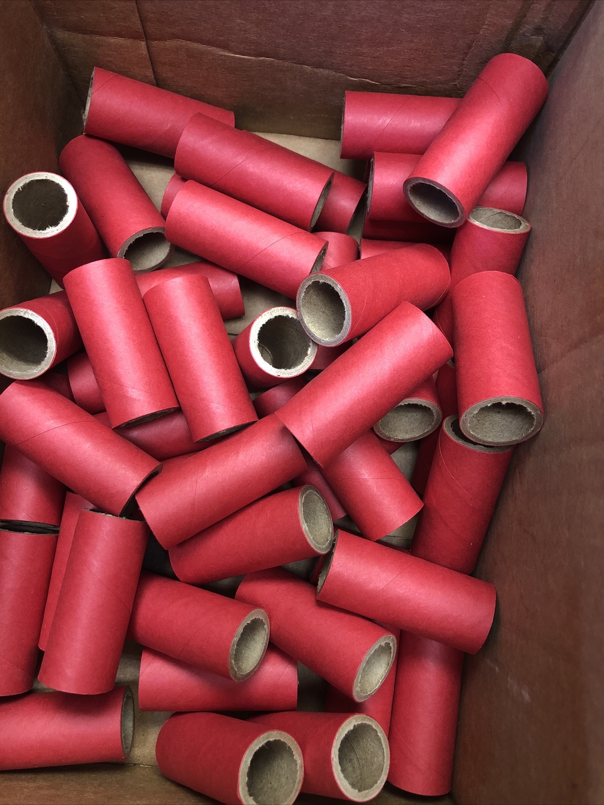Pyro Tubes 50 Red 3/4” ID x 2-1/8” Lg .090 Wall