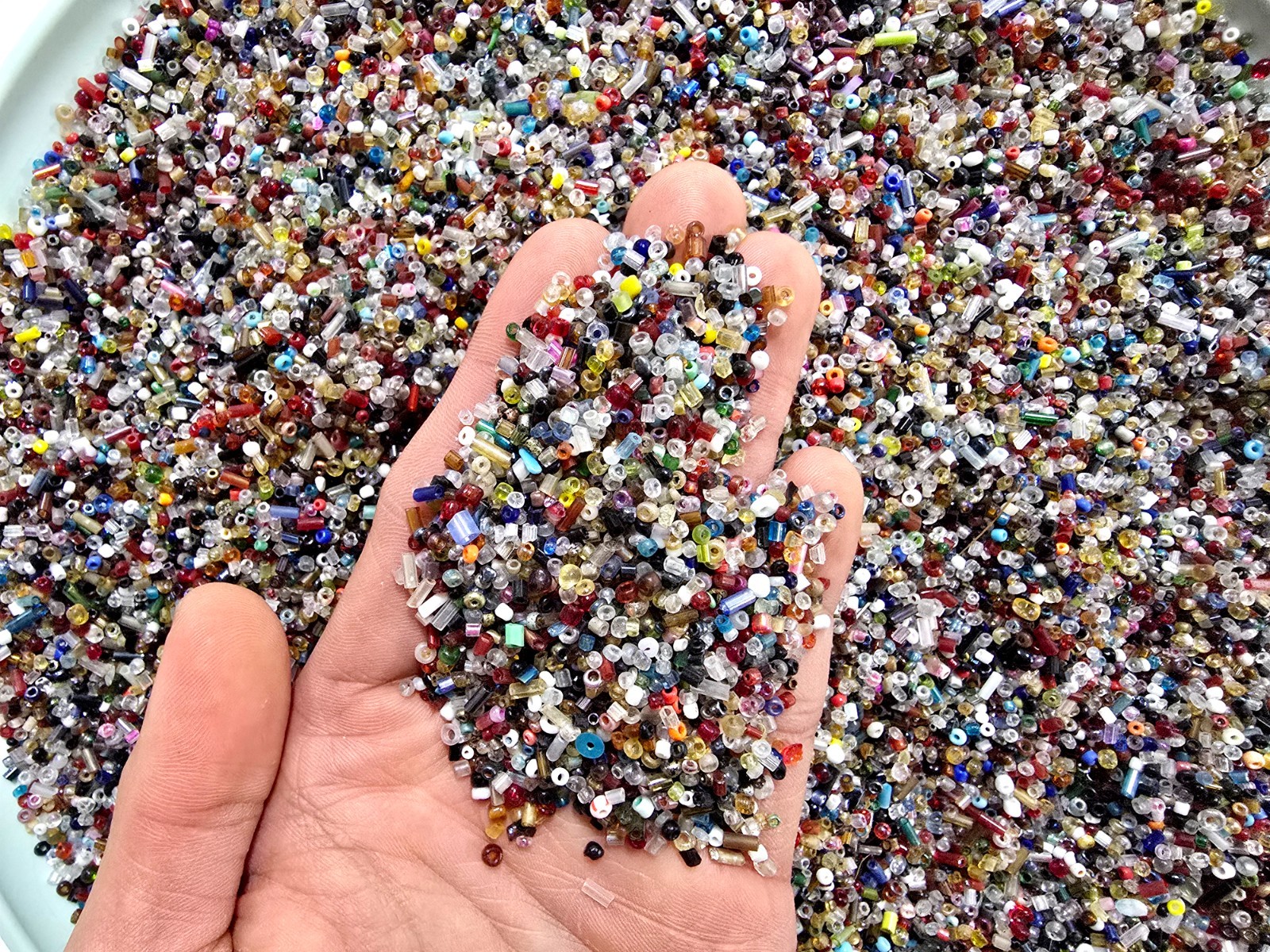 Seed Beads Mix By The Pound Bulk Wholesale Seed & Bugle Beads Lot Assorted Color