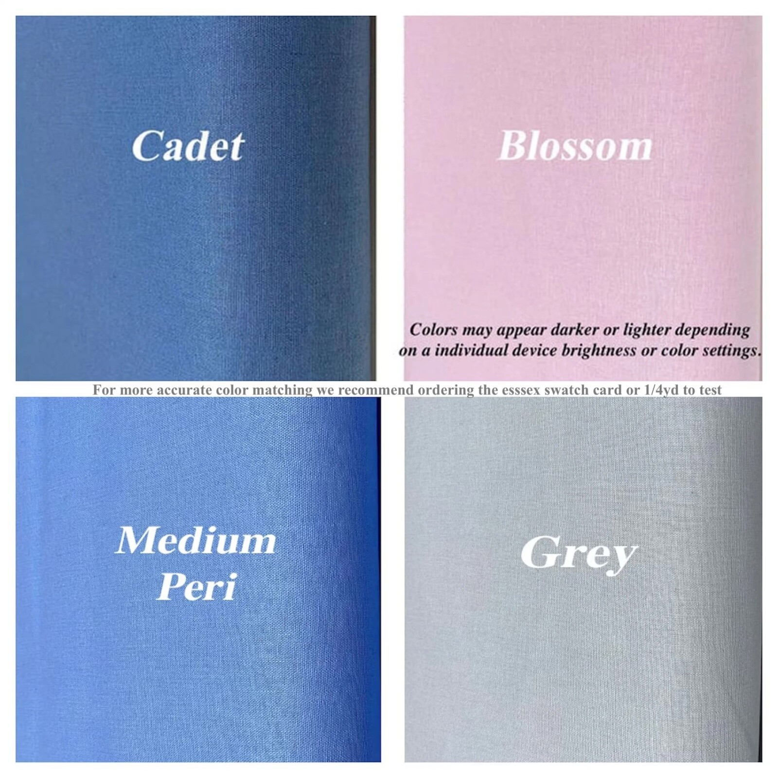 Robert Kaufman Essex Fabric 55% Linen 45% Cotton Blend Fabric Solid