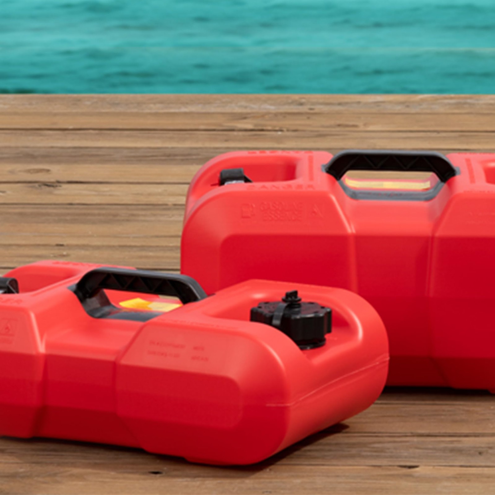Scepter 3 Gallon Portable Marine Gas Can Boat Fuel Tank 2-Way Vented Cap