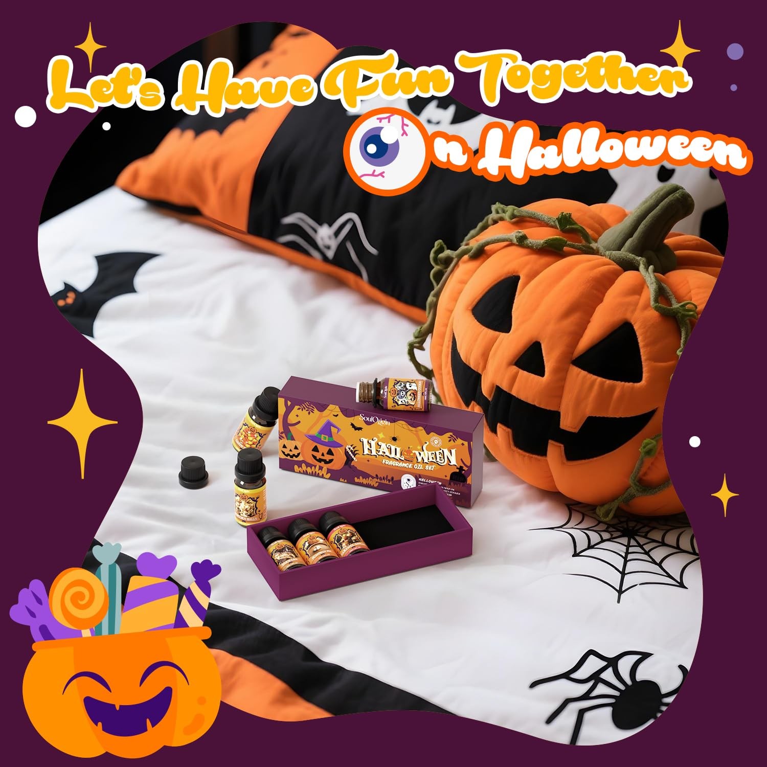 Soulorigin Halloween Fragrance Oils Set, 0.3 Fl Oz (Pack of 1),