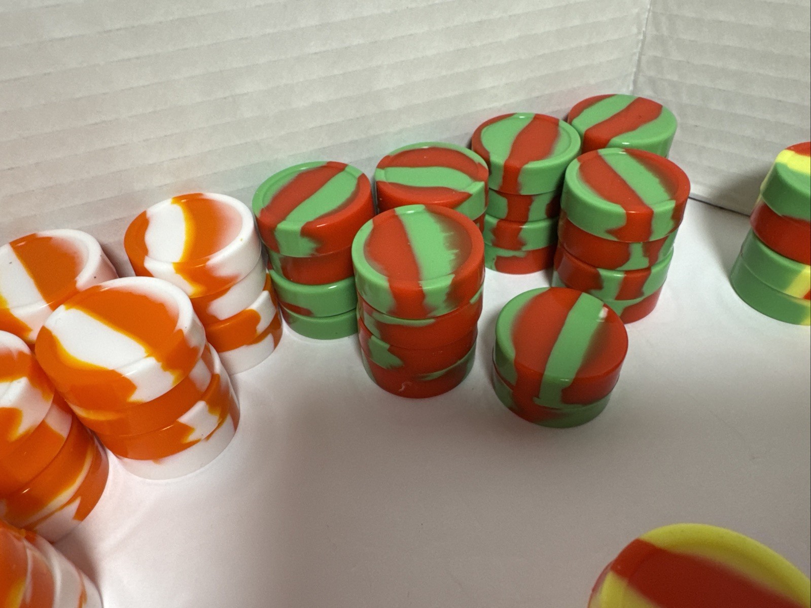 5ML Silicone Non Stick Oil Jars Wax Containers Pack Of 100