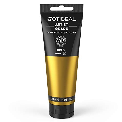 Set | Artist-grade Non-toxic Paints | Vibrant Gold Color