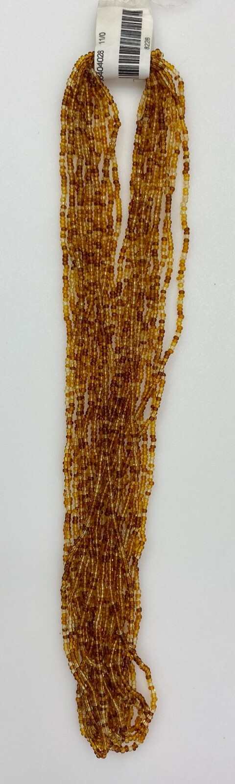 Hank of 11/0 Seed Beads – Topaz