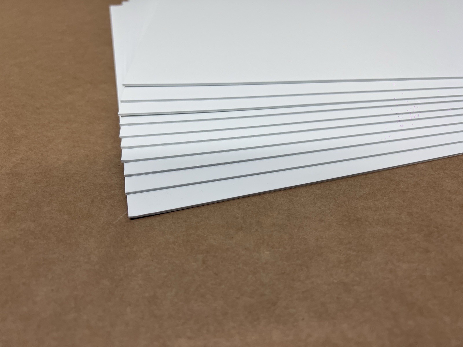 1/16” 10pk Precut 12” x 18” or 18” x 24” White Foamcore
