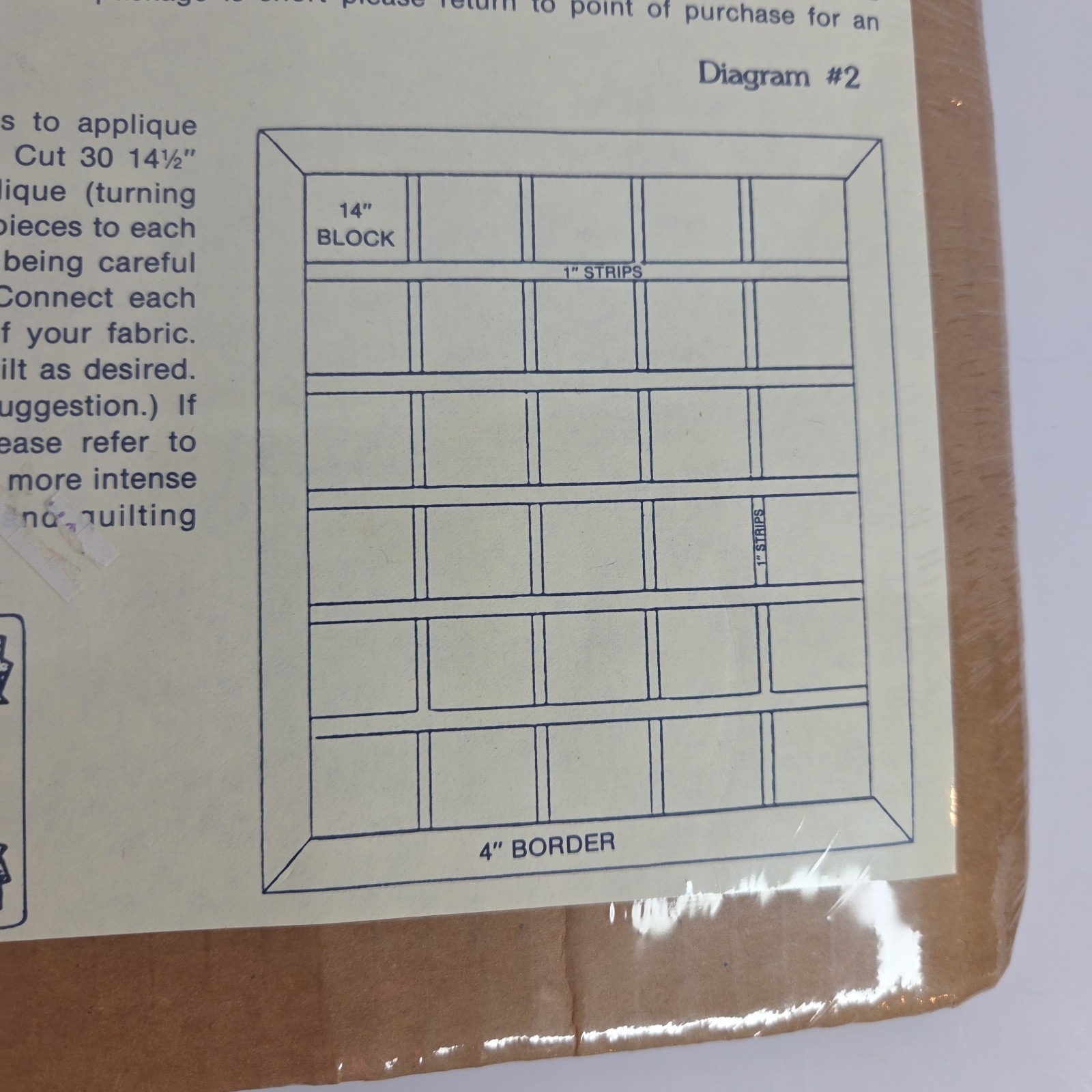 Granny’s Quilting Shapes Lancaster Rose Style #2250