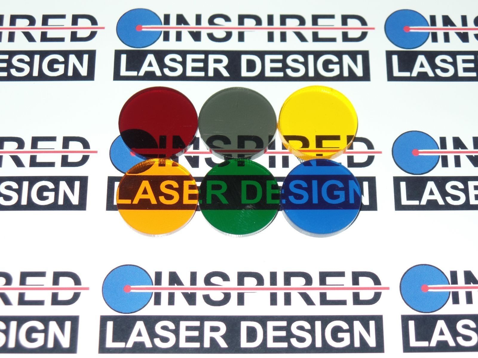 5″ 127mm (2 Pack) Acrylic disc 22 color acrylic round Craft Disk plexiglass