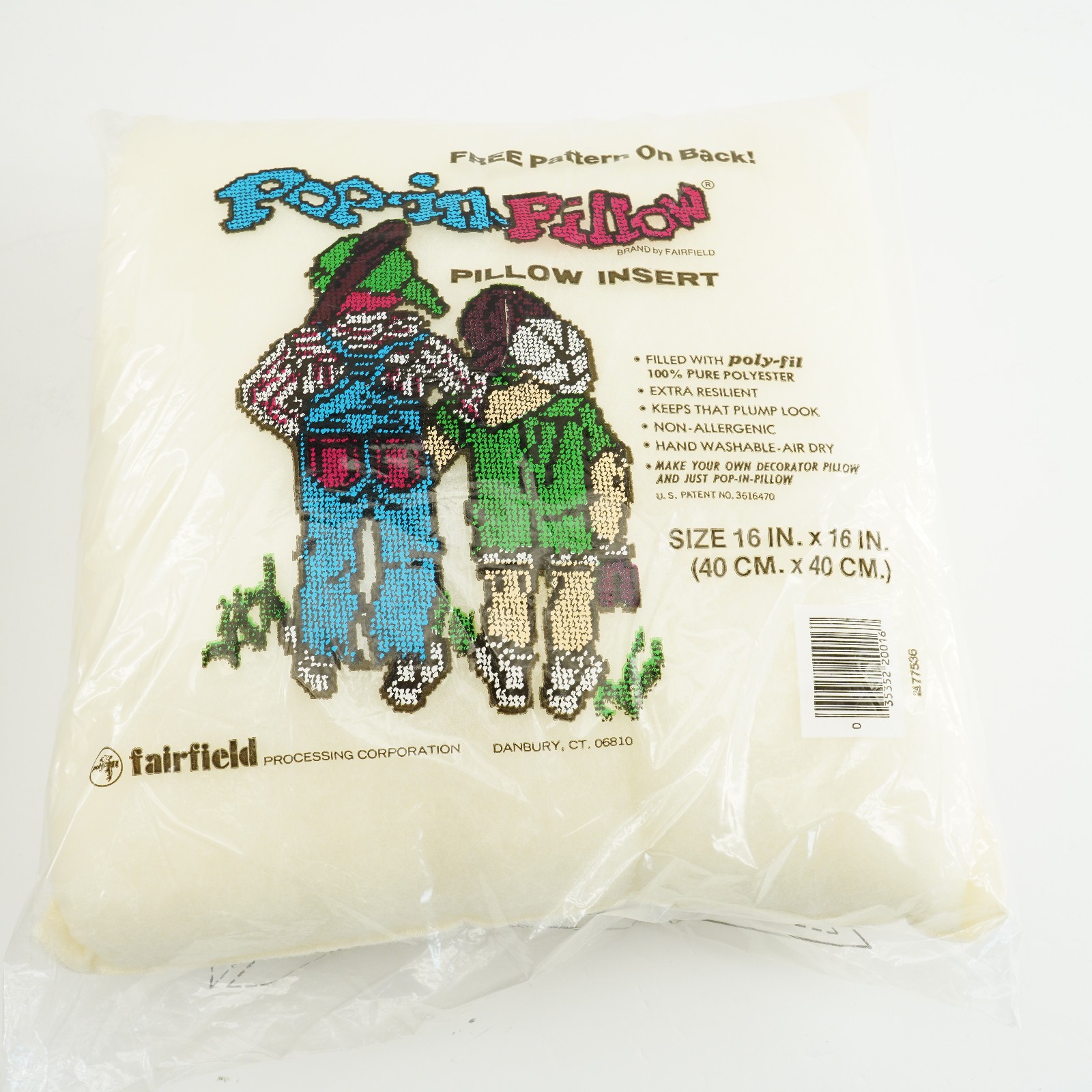 VINTAGE NEW OLD STOCK Shillcraft PILLOW Latch Hook Rug WALL HANGING RARE 1980S