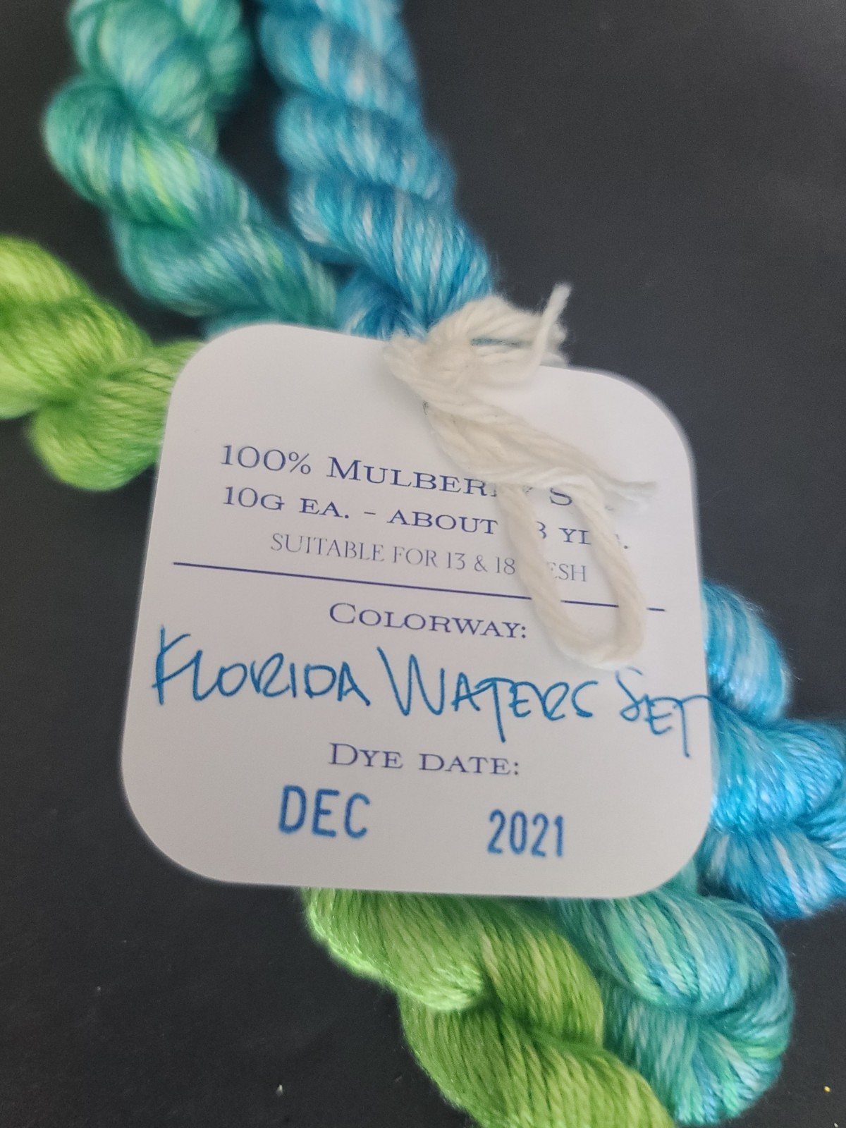 Hook and Harbor Co. H & H Co Hand Dyed Mulberry Silk Embroidery Thread