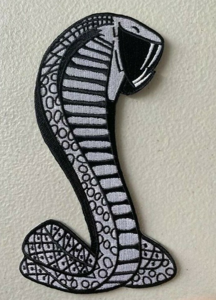 Ford Mustang Cobra High Quality Embroidered Patch Left and Right Versions 6“x 3′
