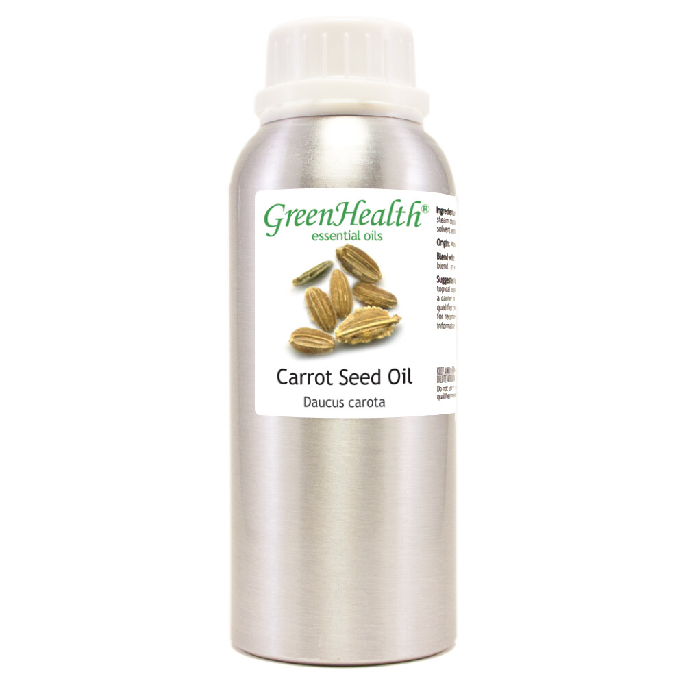 Bulk 8 fl oz Carrot Seed Essential Oil Pure Natural in Aluminum Bottle