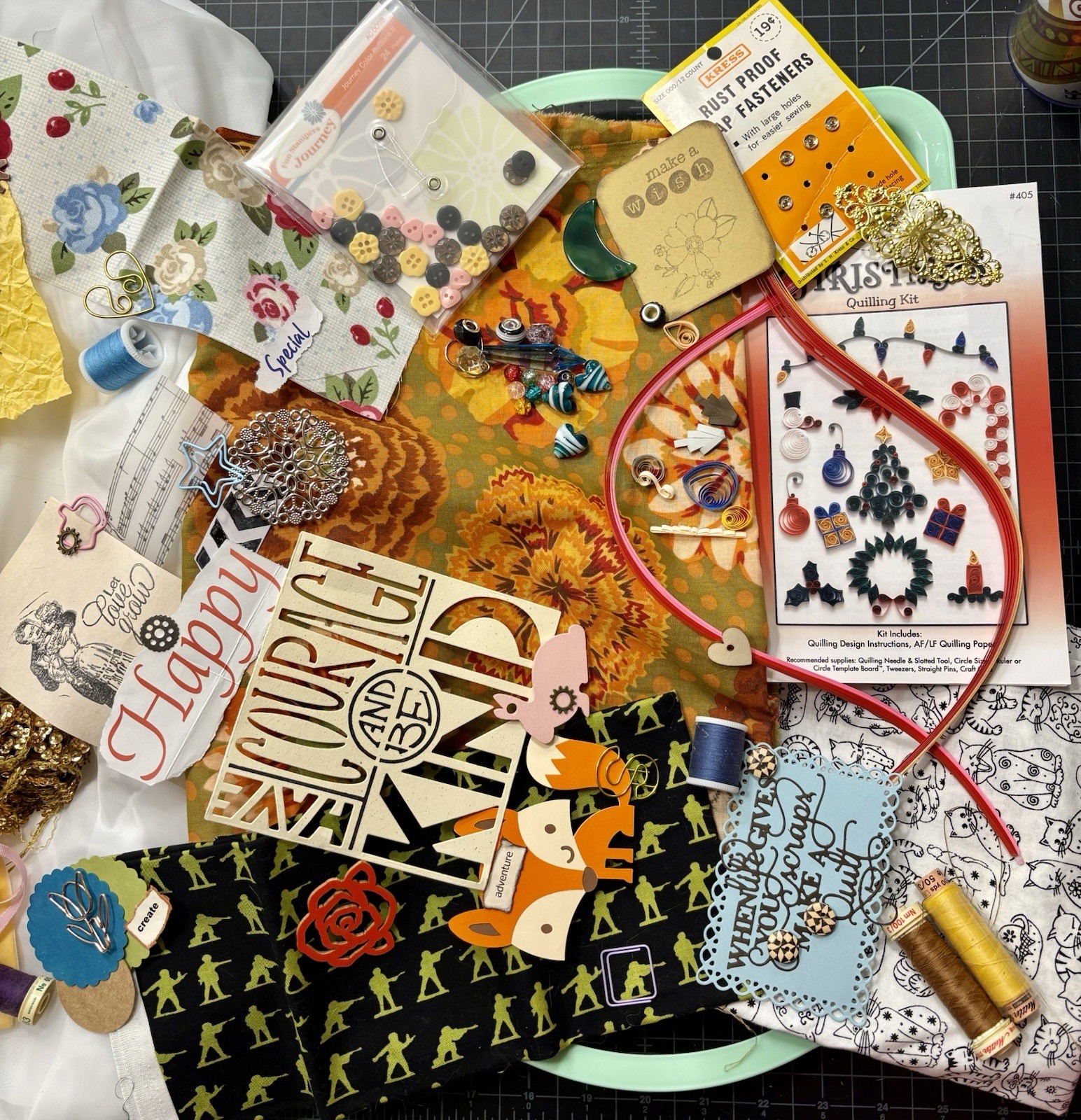 SURPRISE CRAFT MIX 30+ year hoard Treasures Junk journal Scrapbook Ephemera