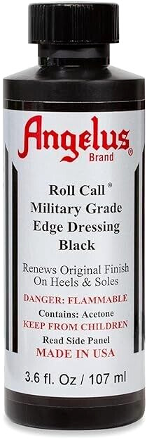 Angelus Roll Call Military Grade Shoe Edge & Heel Dressing w/Applicator 3.6 oz