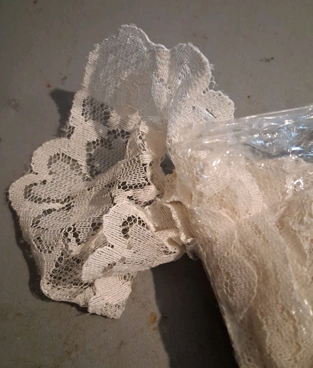 Light Beige Floral Lace Trim 12 Yards X 2″ Width For Sewing Crafts Junk Journals