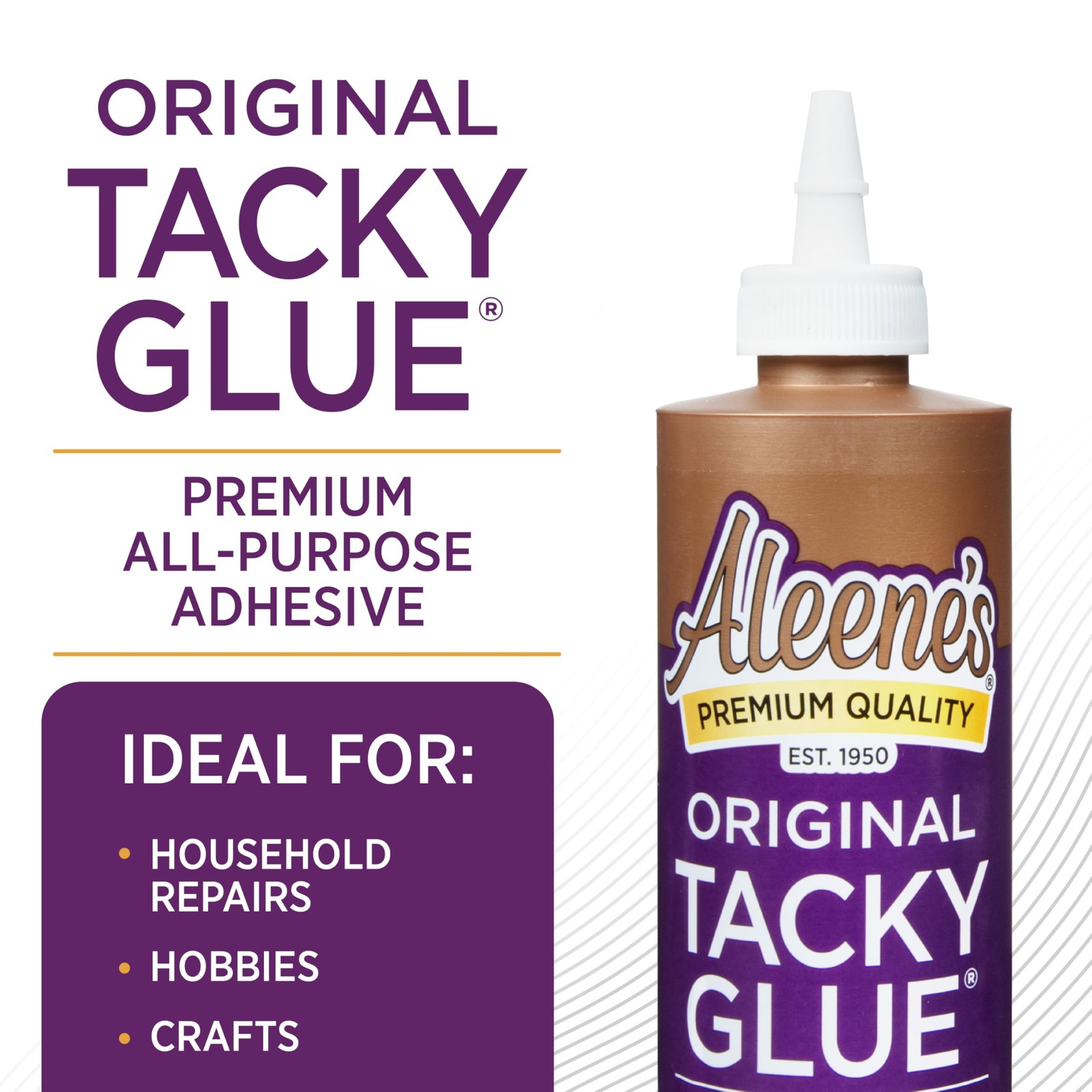 Aleene’s 3 Pack, 8 oz Tacky Glue, 8 FL OZ, Original Version 3 Count