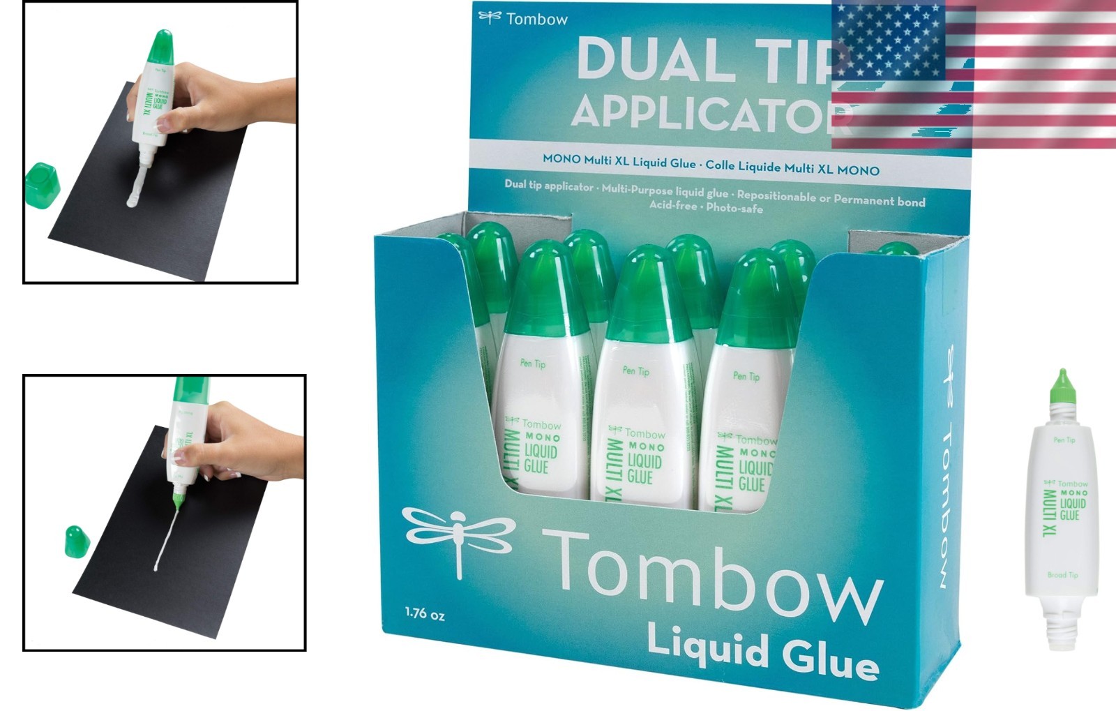 XL Liquid Glue 10-Pack, Dual Applicator