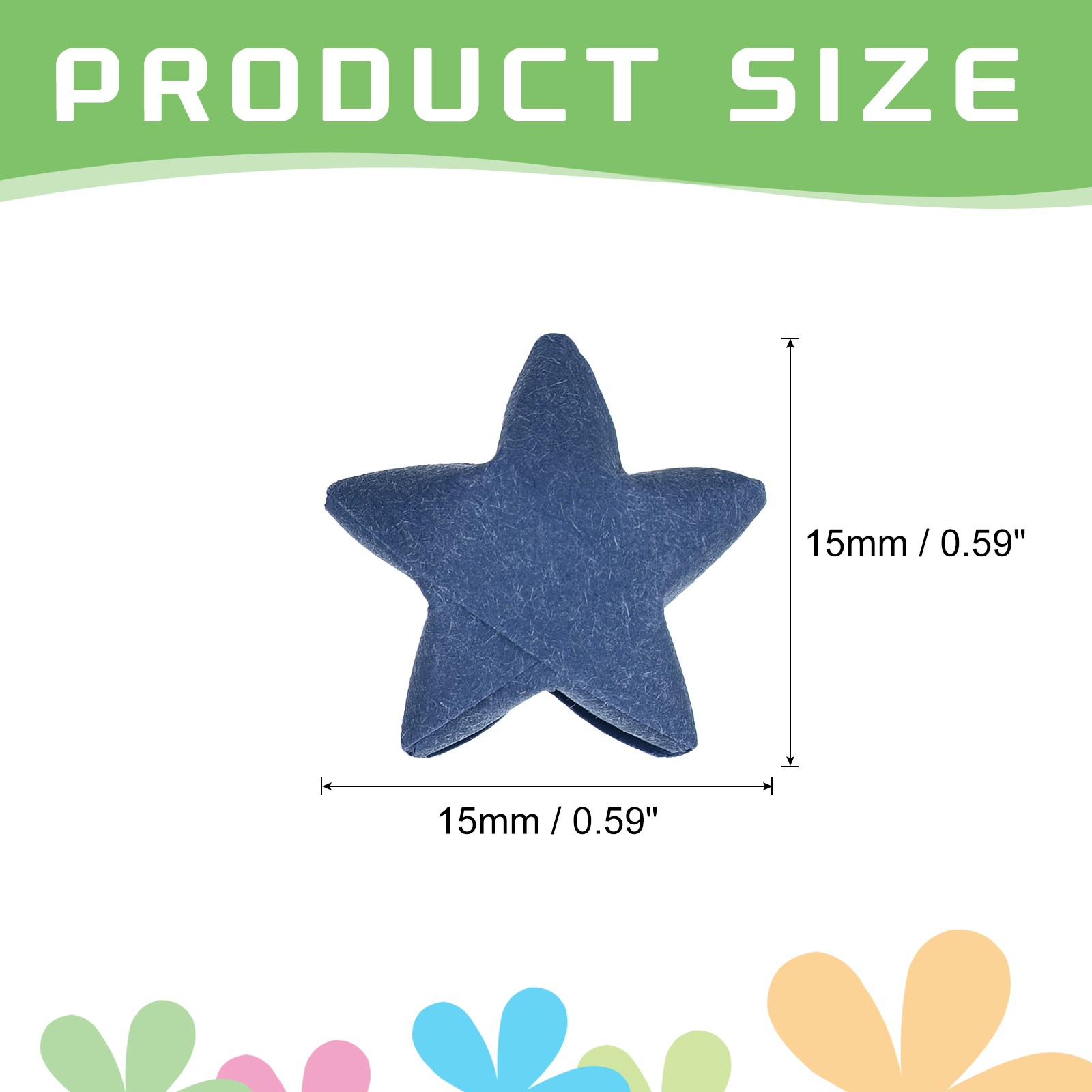 272pcs Pre-made Origami Lucky Stars Paper Wishing Star Dark Blue