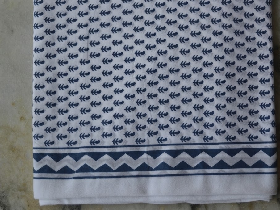 Hand Block Leaf Flannel fabric By The 1 Yard 60 Width Cozy Winter Fabric FC-44