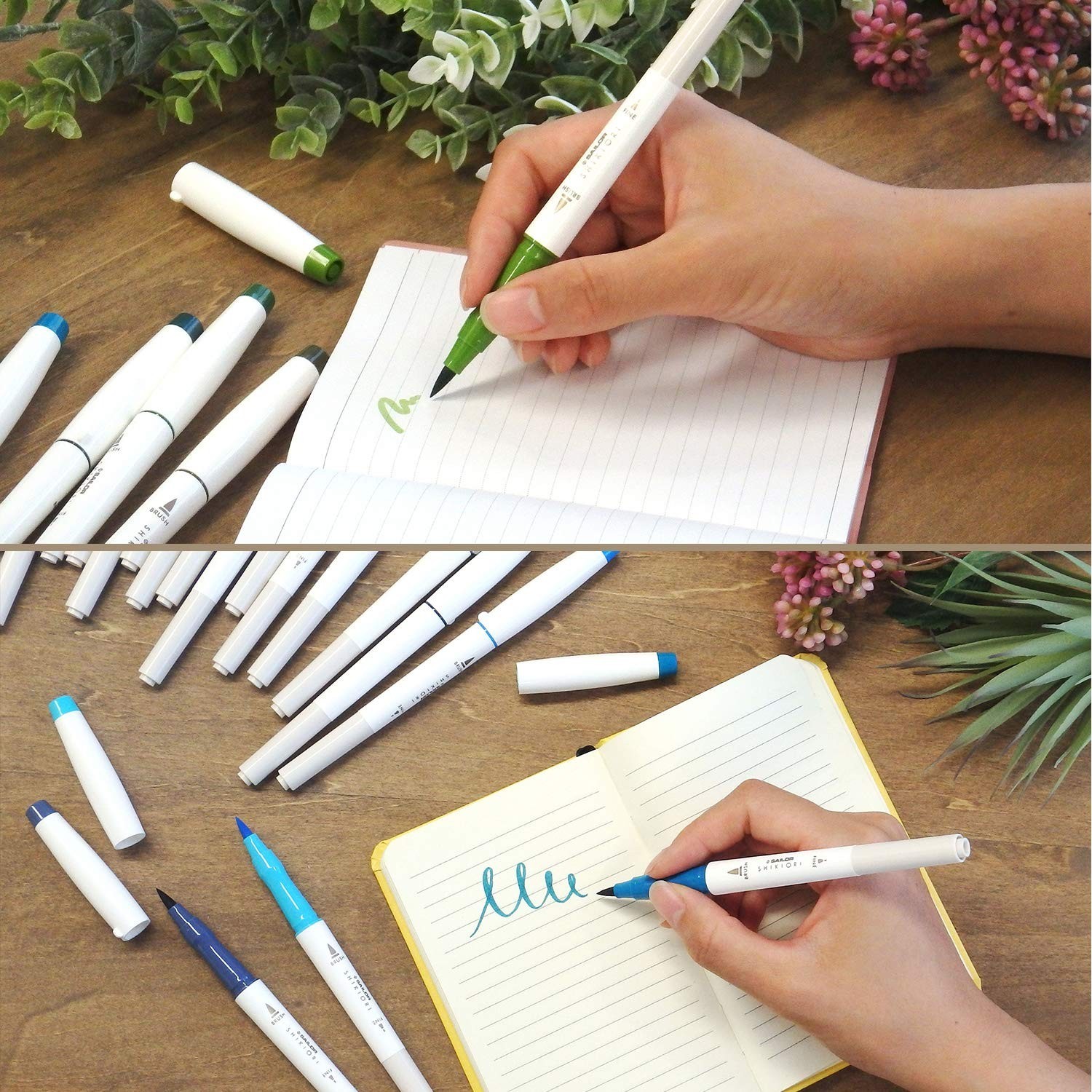 Sailor SHIKIORI Marker, 20 Colors Set (25-5400-000), White