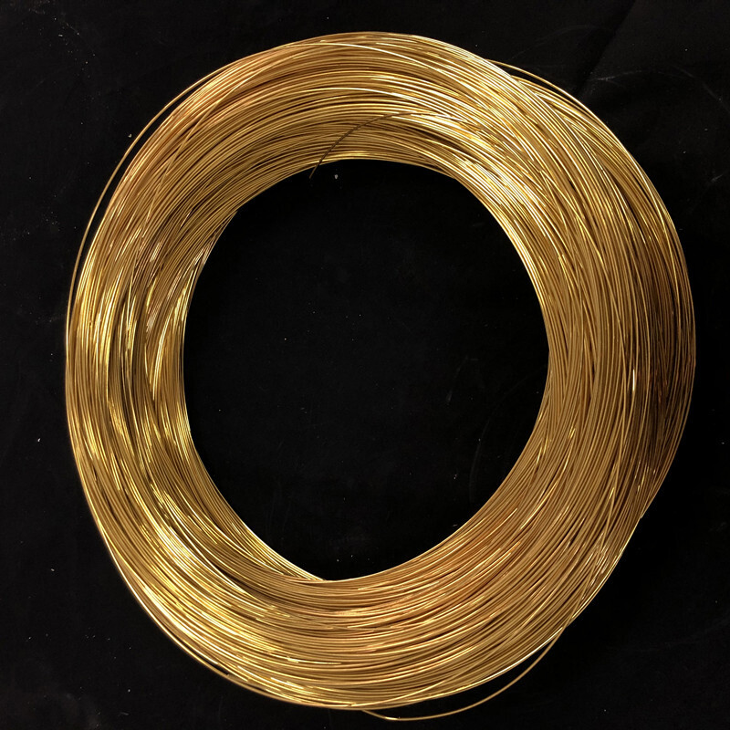 Brass Round Wire Bare Unplated Ø0.3mm – 5mm Diameter Jewelry Making / Wire Craft