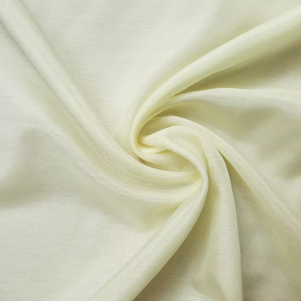 55” Wide By Yard Solid White Natural Silk Cotton Fabric Mulberry Silk Lining