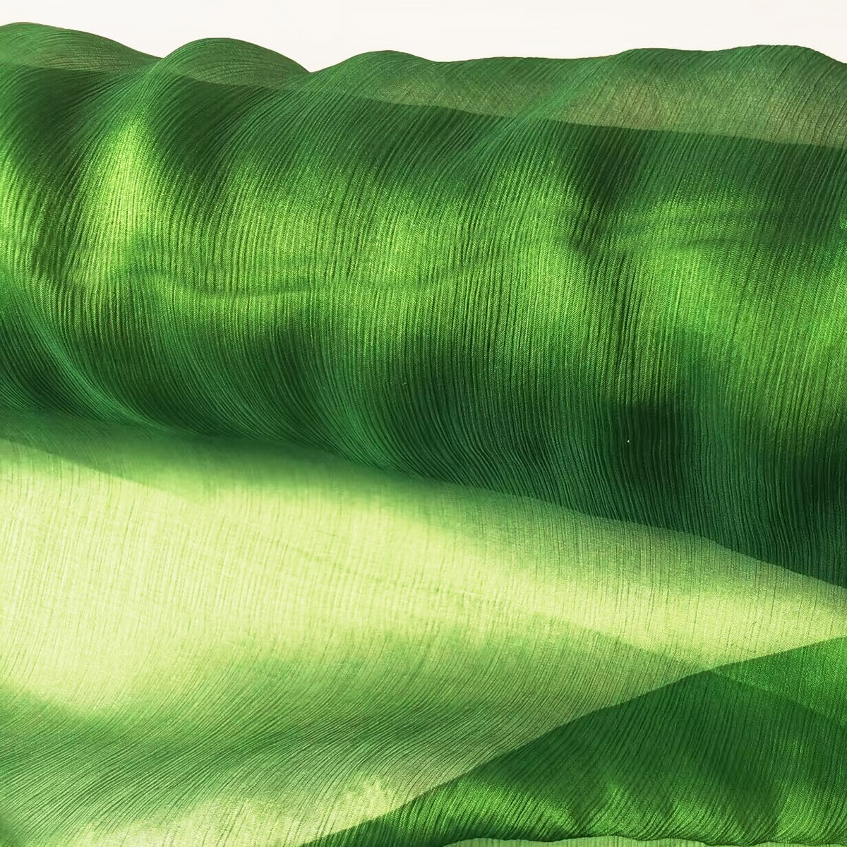 1yard X 1.3meter Mulberry Silk Chiffon Crepe Fabric Gauze Crinkled Georgette