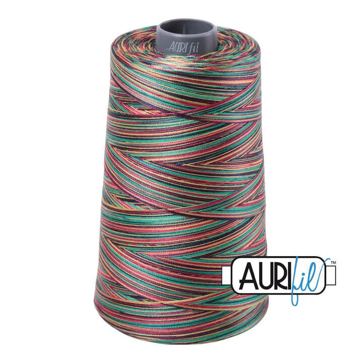 Aurifil Thread 28WT Cone Mako Cotton Solid Variegated – 3609 Yards Each